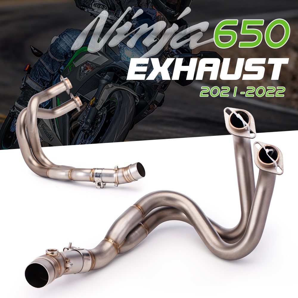 For Kawasaki ninja650 z650 Exhaust Pipe Modification 20212022 Shopee