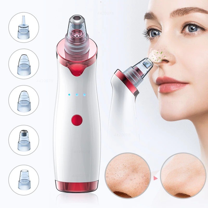 Facial Blackhead Remover Electric Pore Cleaner Face Deep Nose Cleaner T ...