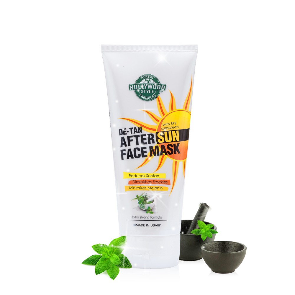 Hollywood Style Herbal DeTan After Sun Face Mask 150ml Shopee Philippines