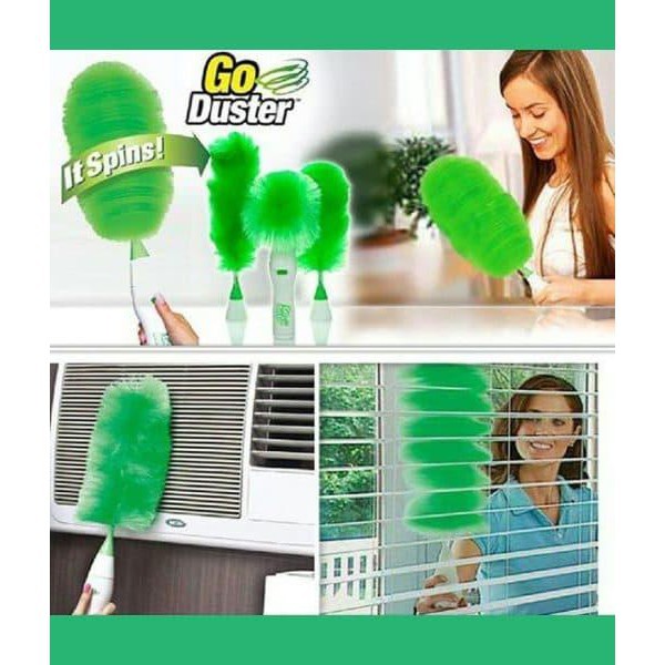 Keimav Motorized Go Duster (Green/White) | Shopee Philippines
