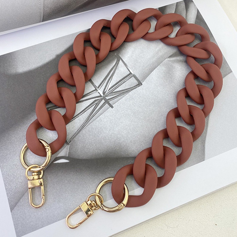 Acrylic Feel Paint Chain Shoulder Strap Portable Underarm Cross