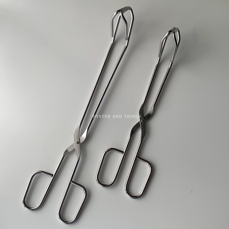 stainless steel tong | Tongs Available In 2 Sizes. Oyster and Things