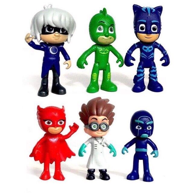 6in1 PJ Mask Toys Catboy Gecko Owlette | Shopee Philippines