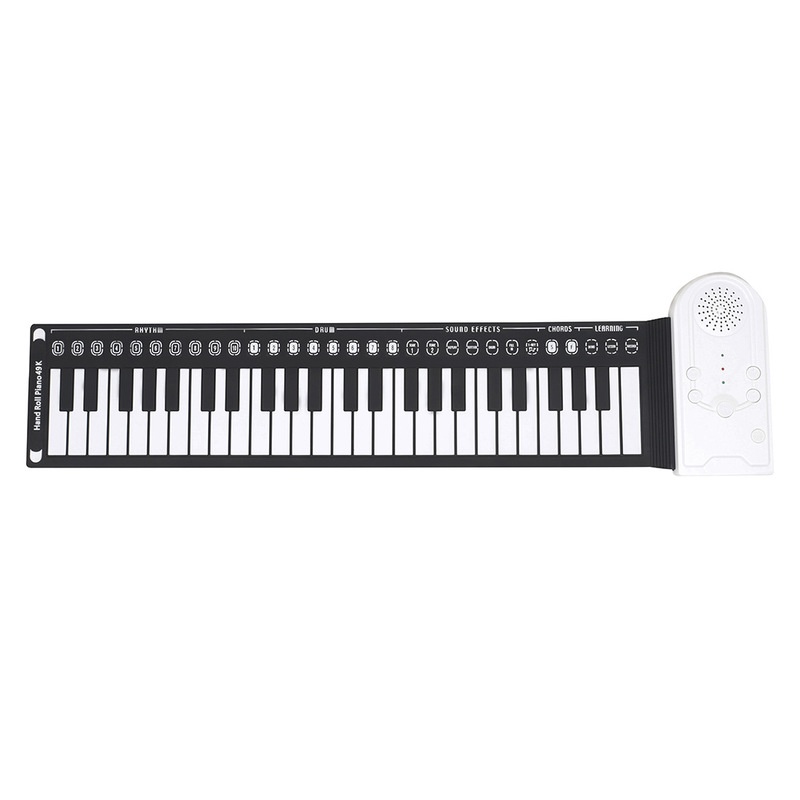 49 Keys Digital Keyboard Flexible Roll Up Piano Loud Speaker Electronic