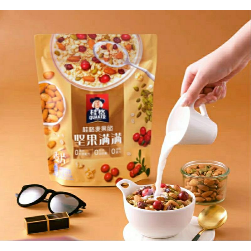 !Quaker Quaker Wheat Nuts Crispy Full Oatmeal 0 Fried!0 Colors!0 Trans