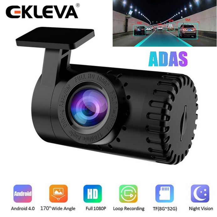 Ekleva Usb Dash Cam Car Video Camera Night Vision Recorder Support