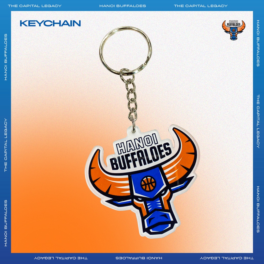 Hanoi Buffaloes 3 mica keychain, modern, youthful version | Shopee ...