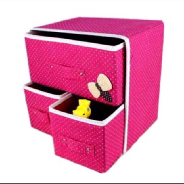 3 in 1 mini foldable storage box | Shopee Philippines