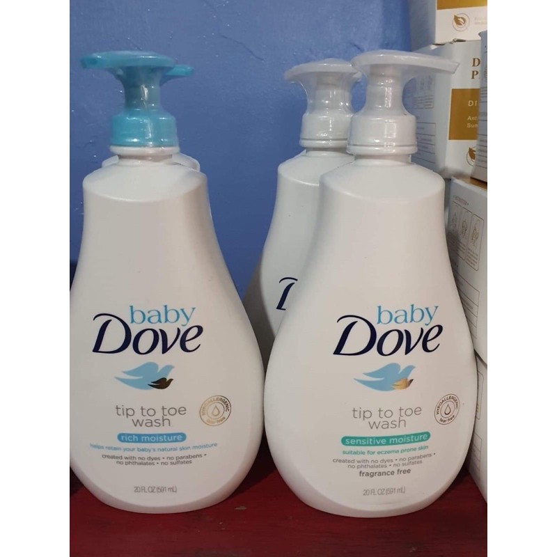 Original Baby Dove Tip to Toe Wash 591ml Shopee Philippines