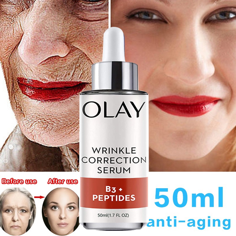 olay serums wrinkle correction serum B3 +peptides 30ml Shopee Philippines