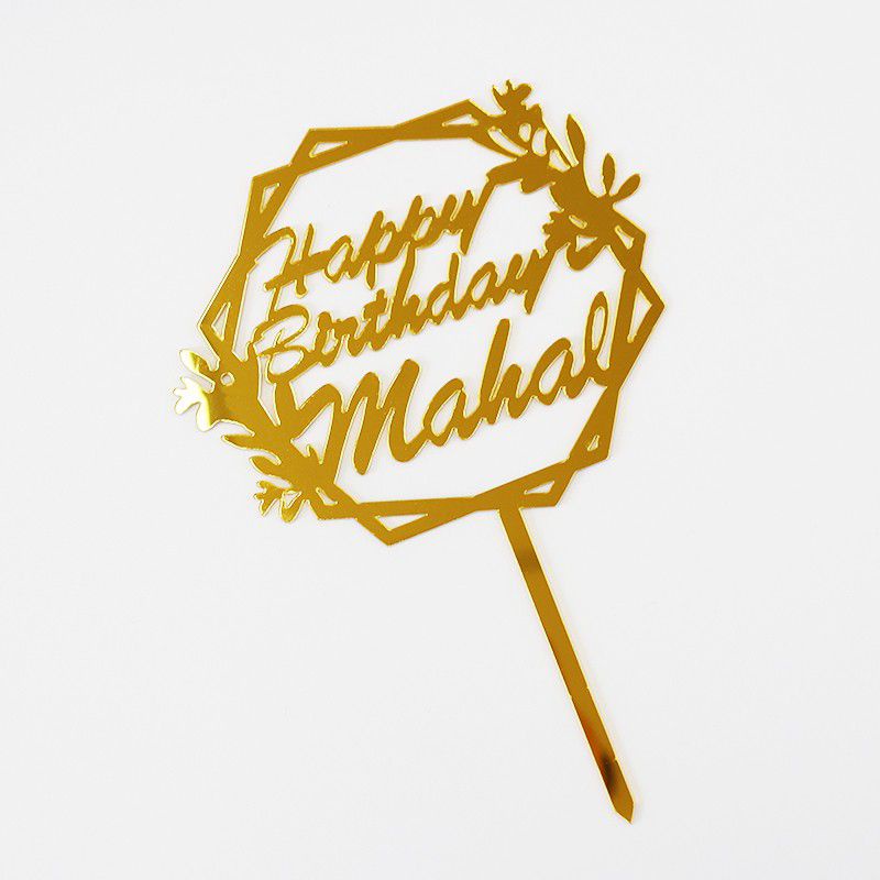Happy Birthday Mahal Cake Topper Acrylic Shopee Philippines
