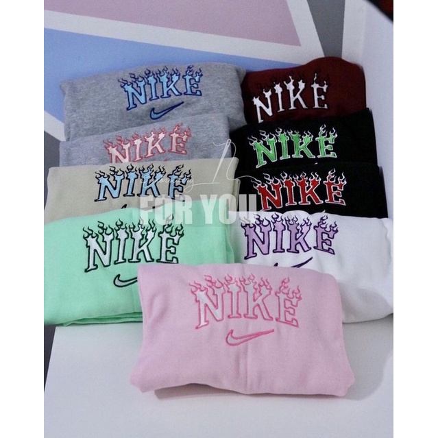 NIKE FLAME SWEATSHIRT CREWNECK Shopee Philippines