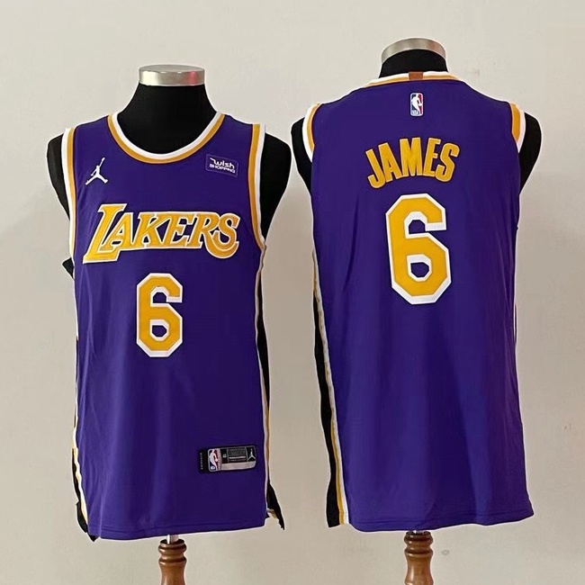 Los Angeles Lakers Jordan Statement Edition Swingman Jersey 22 - Purple -  Lebron James - Youth