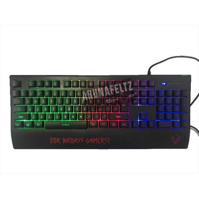 Tastatur RGB Monster Keyboard (Badwolf) | Shopee Philippines