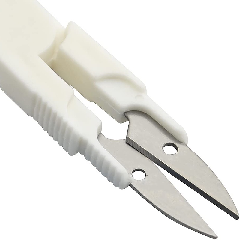 1pc Mini Spring U Shape Scissor Plastic Handle Safety Cover Sewing ...
