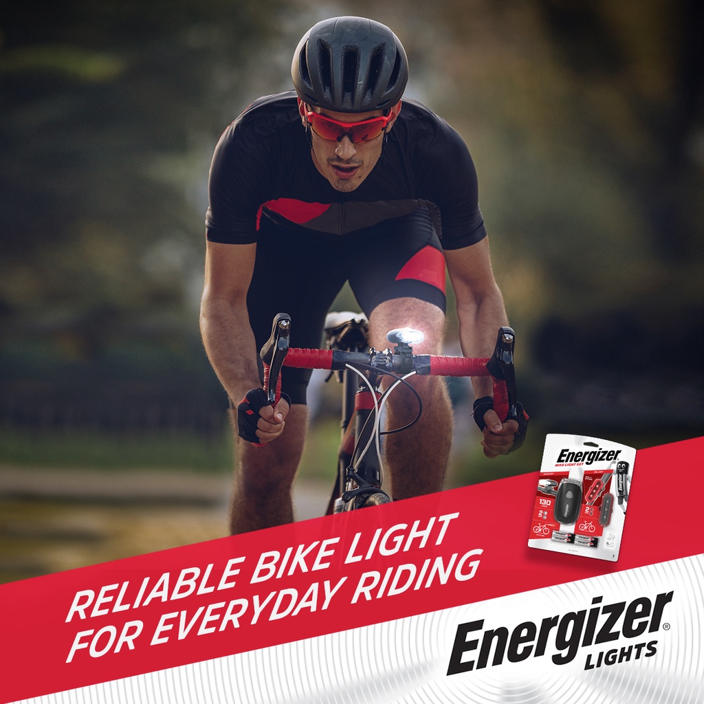 Energizer Bike Light Set BLPB42 Bike Headlamp Bicycle LED Lamp Light