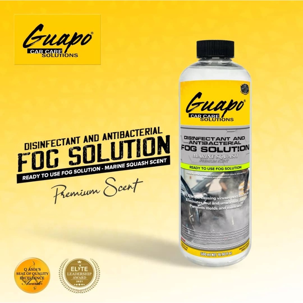 Guapo Car Care Disinfectant and Antibacterial Fog Solution Marine