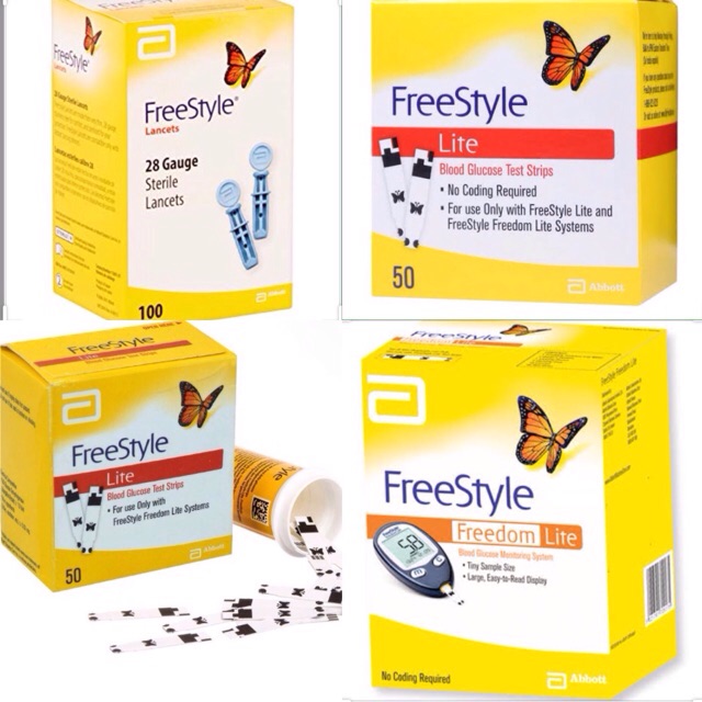 Abbott FreeStyle Test Strips Lancets and Shopee Philippines