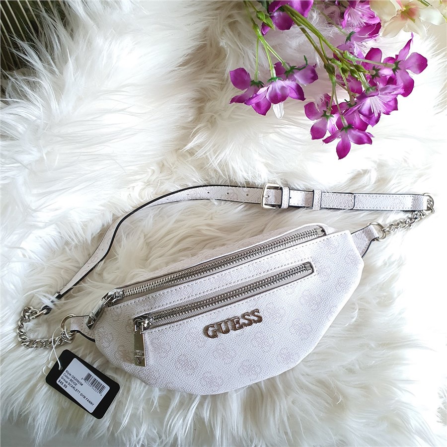 Guess fanny pack white sale