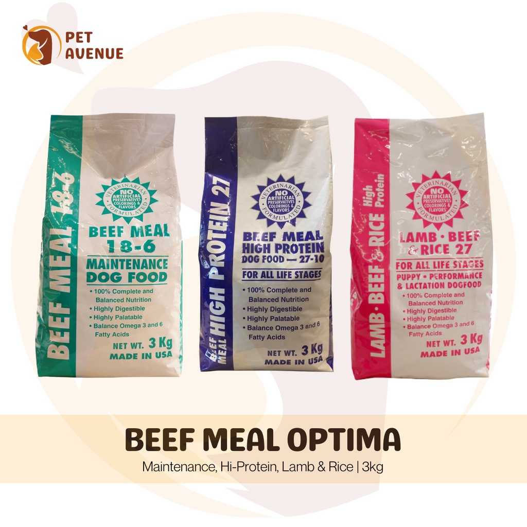 Optima Adult/Puppy Dog Food 3kg Shopee Philippines