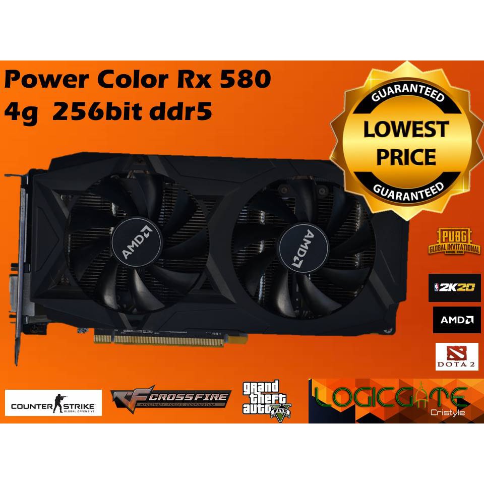 Powercolor rx580 online 4g