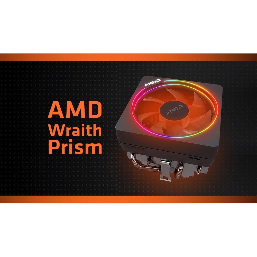 Original AMD Wraith Prism LED RGB Cooler Fan from Ryzen 7 2700X ...