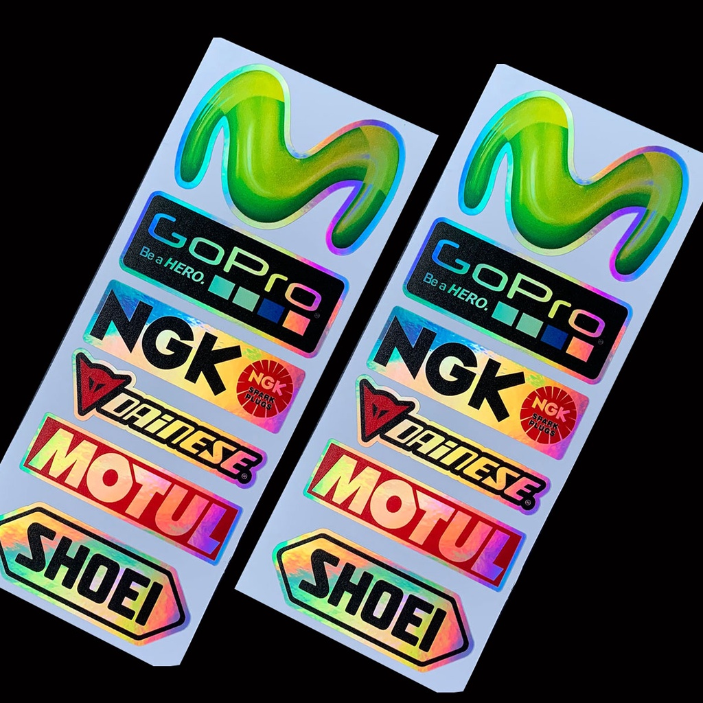 Motorcycle Reflectived Sticker Bicycle Side Strip Bike Helmet Decal Car ...