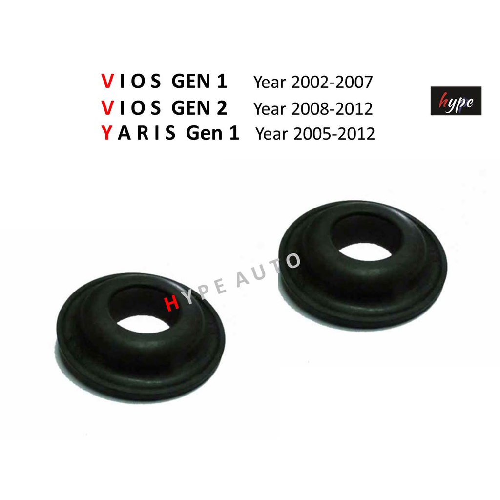 Rear Coil Spring Rubber VIOS Jane 1-Gen 2 Years 2002-2012/YARIS 1 Year ...