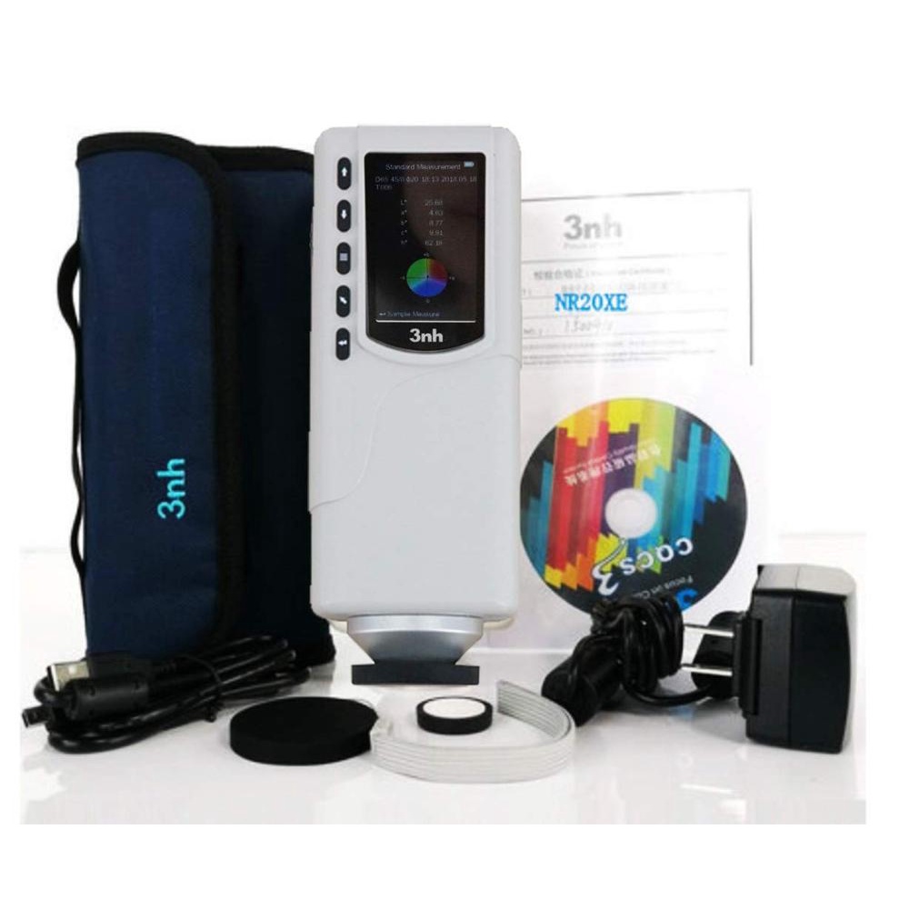 High Precision Color Analyzer 20mm Portable Digital Colorimeter with 45