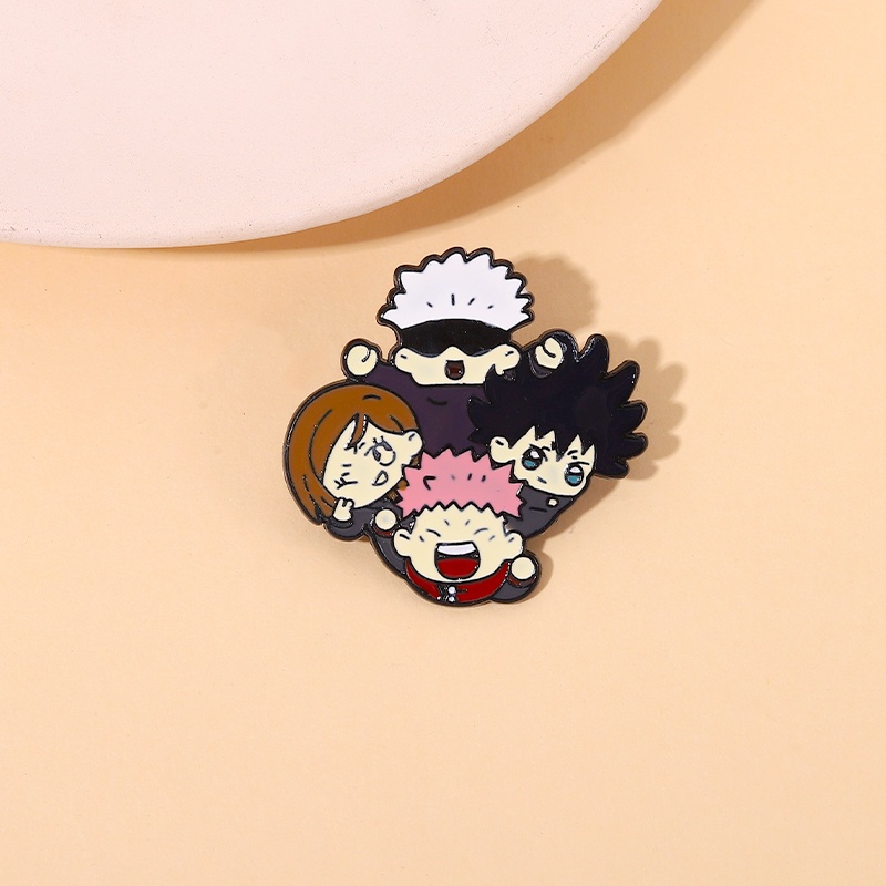 Jujutsu Kaisen Enamel Pins Brooches Anime Characters Gojo Satoru Badges