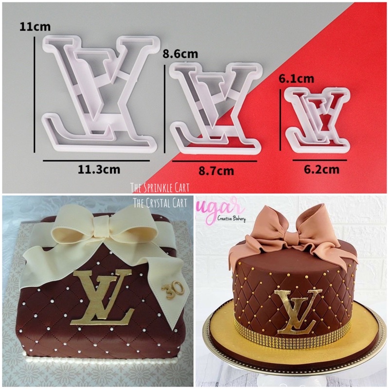 Luxury Brand Cookie Cutter Fondant Ch*nel LV G*cci SML Molder Cake  Decoration