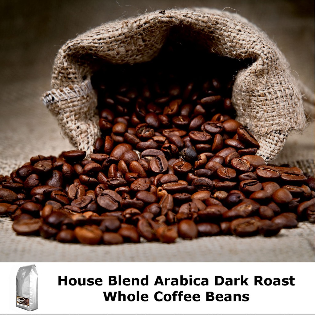 Curated visual reference: Visual Reference: House Blend Arabica Coffee Dark Roast