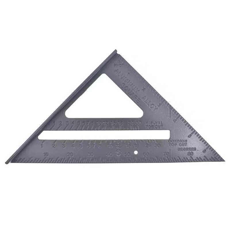 7inch/12inch Aluminum Triangle Ruler Carpenter Square Speed Square ...