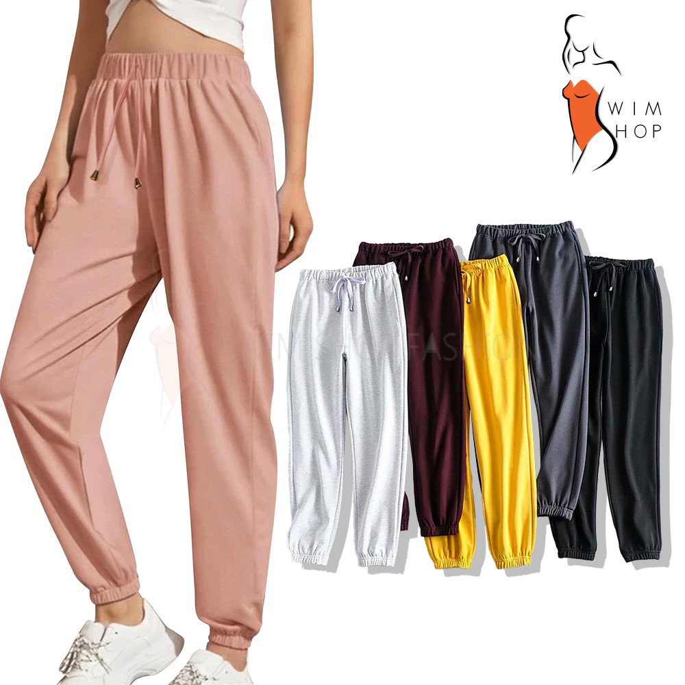 Shop casual jogger pants outfit women for Sale on Shopee Philippines