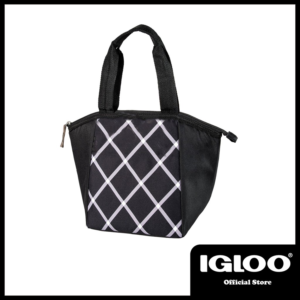 Igloo Classic Black White Essential Tote 16 can Lunch Bag