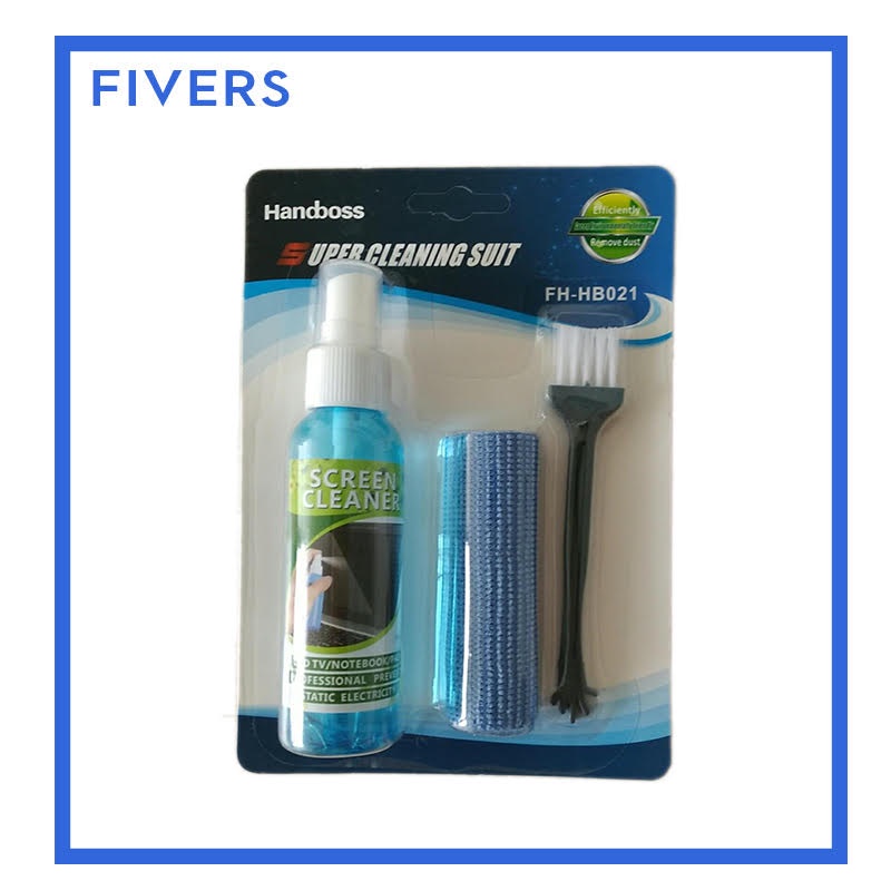 3 in 1 LCD Cleaner Screen Cleaning Kit for PC, TV, Smartphone, Lenses