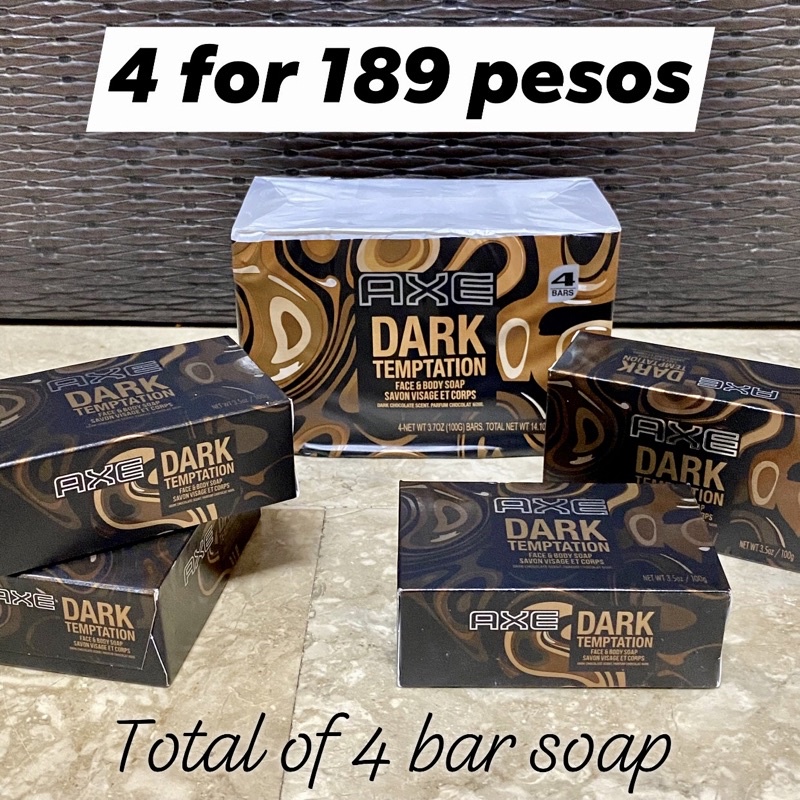 AXE Bar Soap Dark Temptation Clean Fresh Shopee Philippines