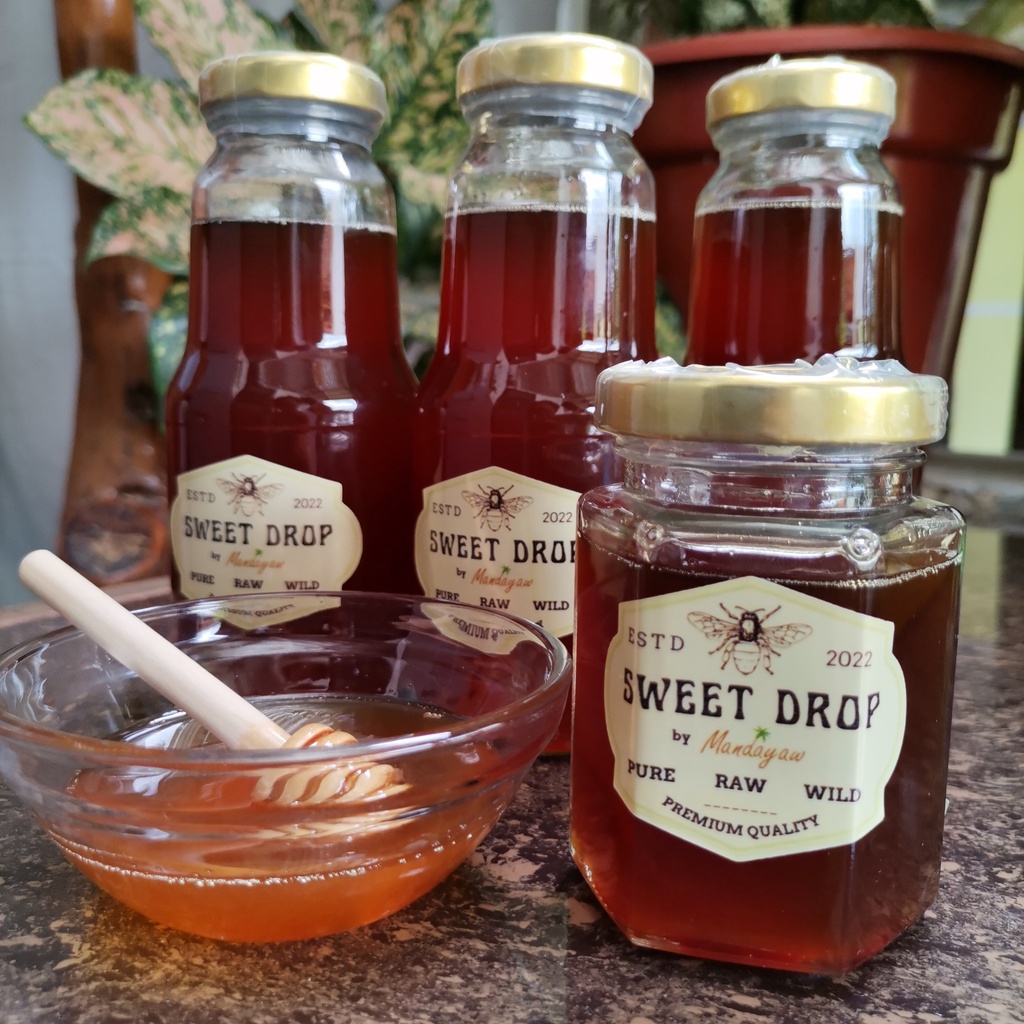 Sweet Drop by Mandayaw, Raw, Wild, Pure, Premium Quality Honey 312ml ...