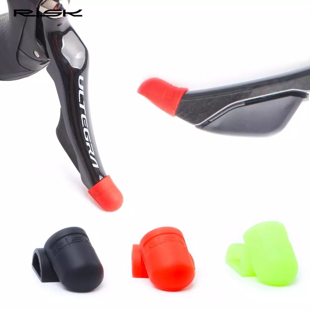 Rompin 1 Pair Road Bike Shift Lever Protectors Bicycle Oil Disc Brake ...