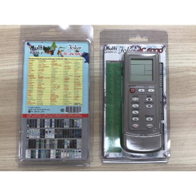 Remote ac multi universal joker ac 4000/5000/6000/7000 Shopee Philippines