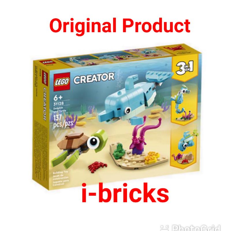 LEGO Creator 31128 Dolphin and Turtle | Shopee Philippines