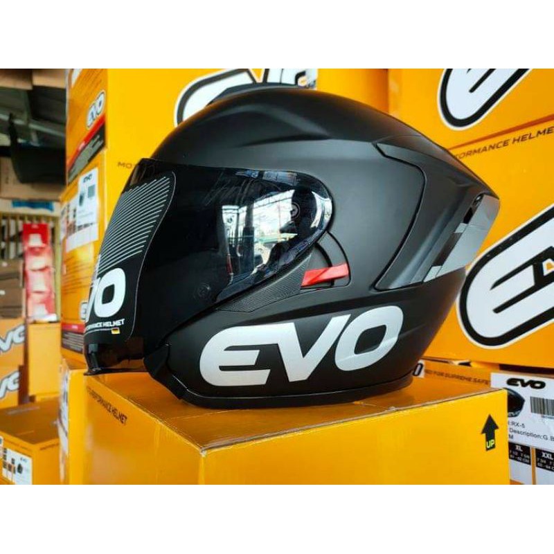 Half face best sale helmet evo