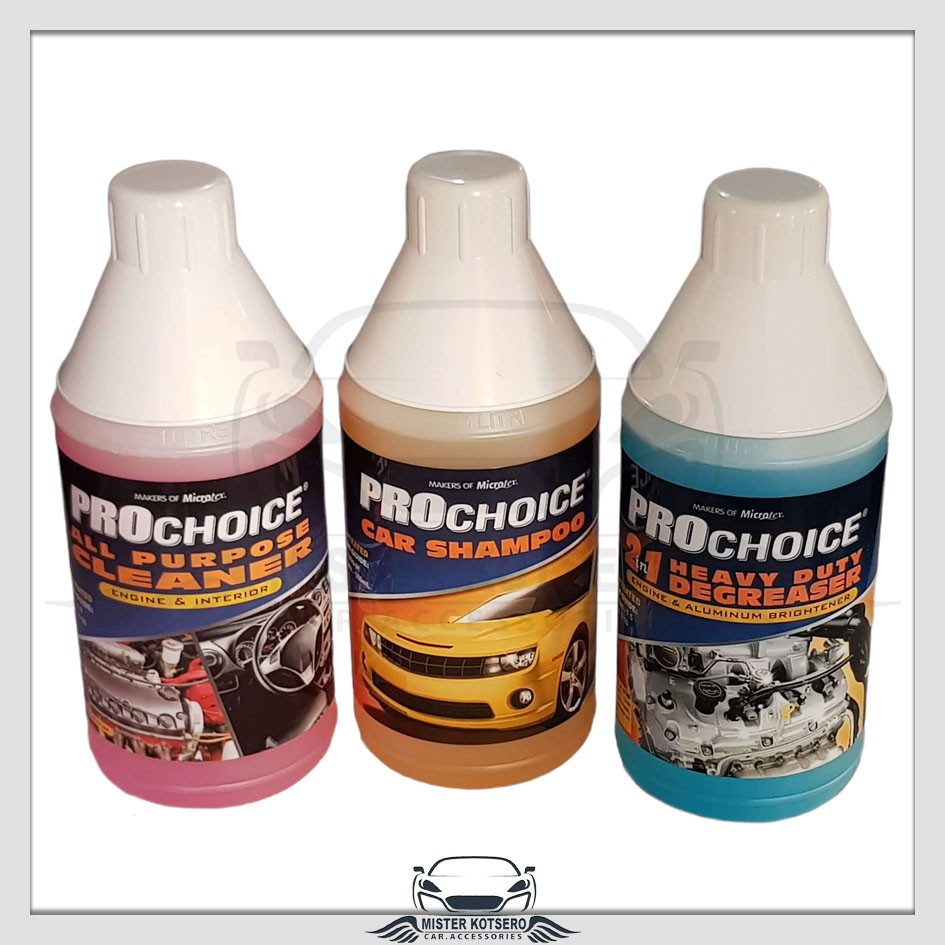 Microtex Pro Choice 1 Liter Bottle All Purpose Cleaner, Car Shampoo, 2 ...