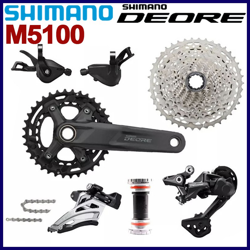 Deore store 2x11 groupset