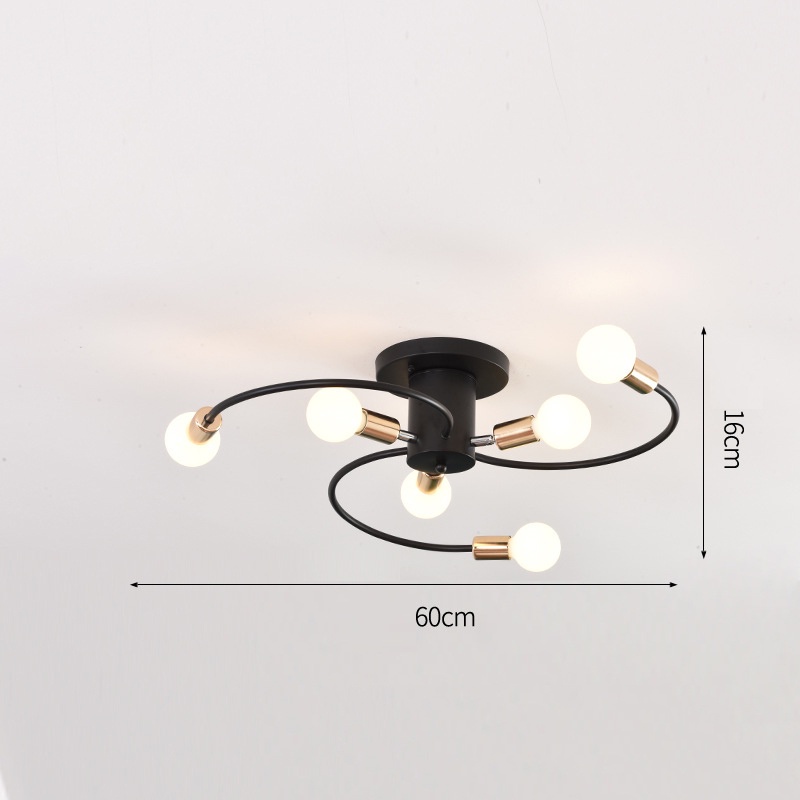 【Ready Stock】Nordic Chandelier Ceiling Light Chandelier Terrace Pendant ...