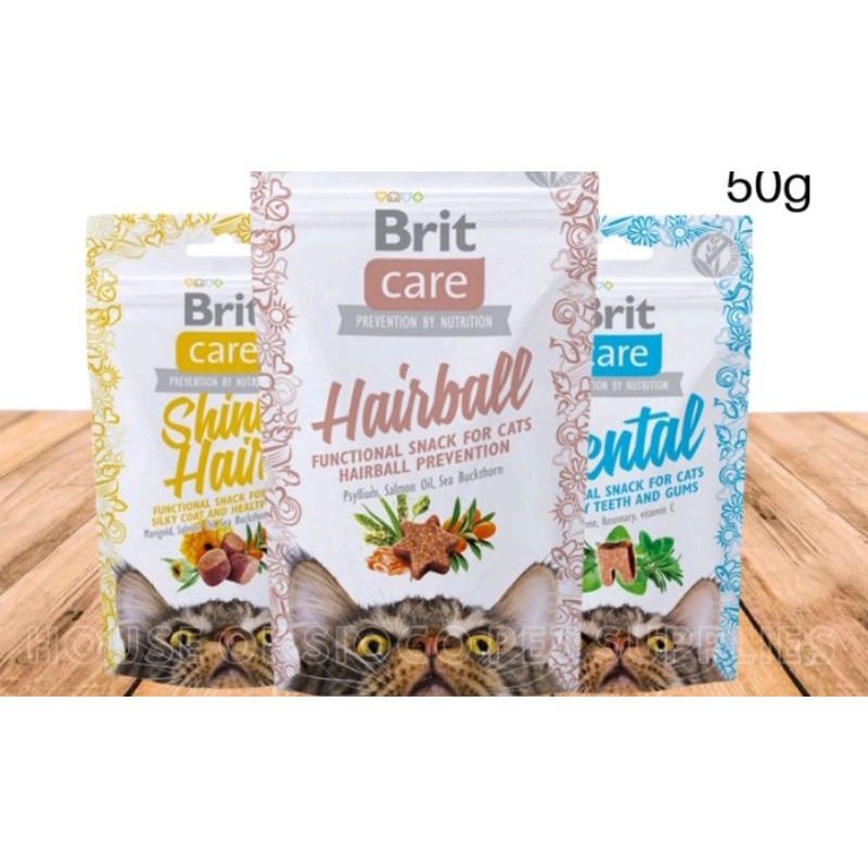 Brit care Functional snacks prevention by nutrition for cats 50