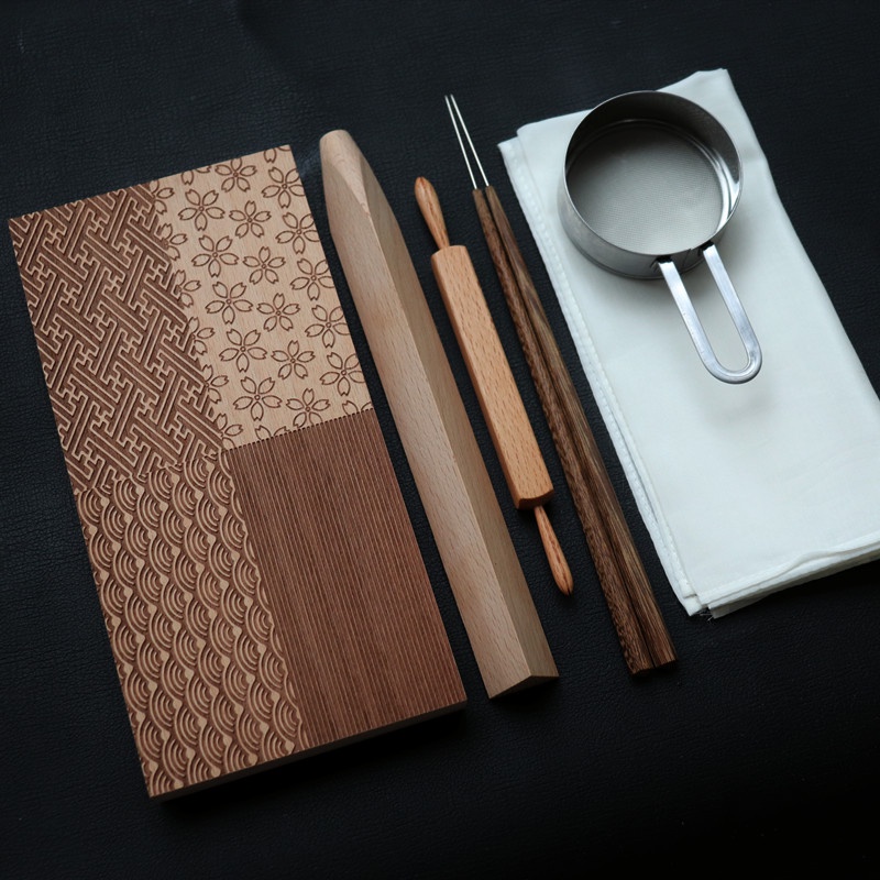 Japanese Wagashi Tool Set Wagashi Tool Triangle Stick Shopee Philippines