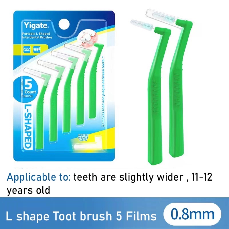 5pcs per pack LShaped Interdental teeth Cleaning Oral hygiene Care
