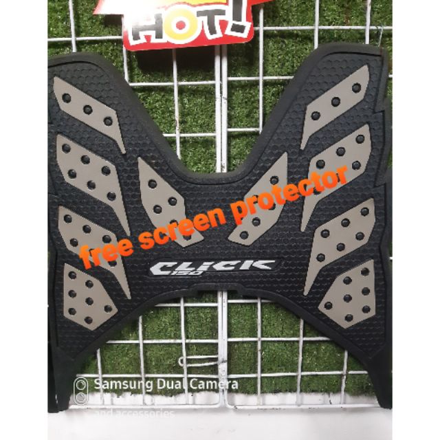 Honda click heavy duty rubber matting for v1 and v2 color gray | Shopee ...