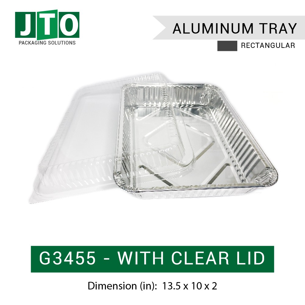 Aluminum Foil Tray Large 4 Pieces (45 PESOS EACH) 14x10x3 inches